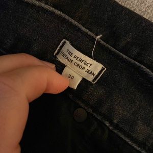 Madewell perfect vintage crop jean